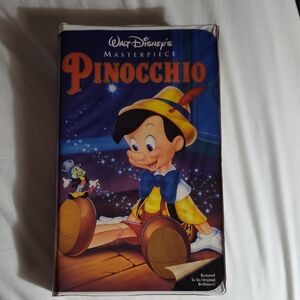 Walt Disney's Masterpiece Pinocchio VHS - Iconic Animated Classic